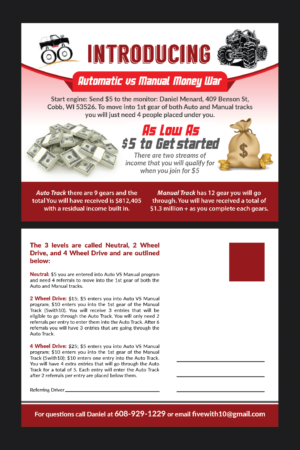 Postcard Design by Deziners Zone for 5with10 | Design: #15855336