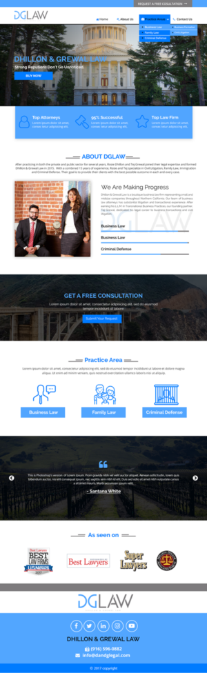 Web Design by Saurabh for this project | Design: #15835600
