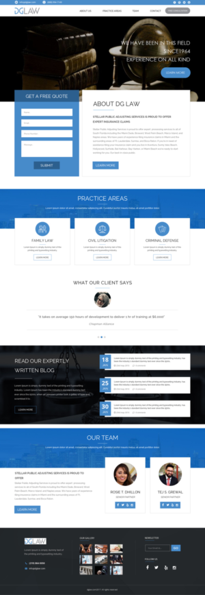 Web Design by Dream Logo Design for this project | Design: #15813808