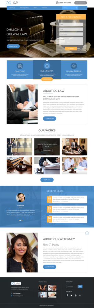 Web Design by Dream Logo Design for this project | Design: #15834040