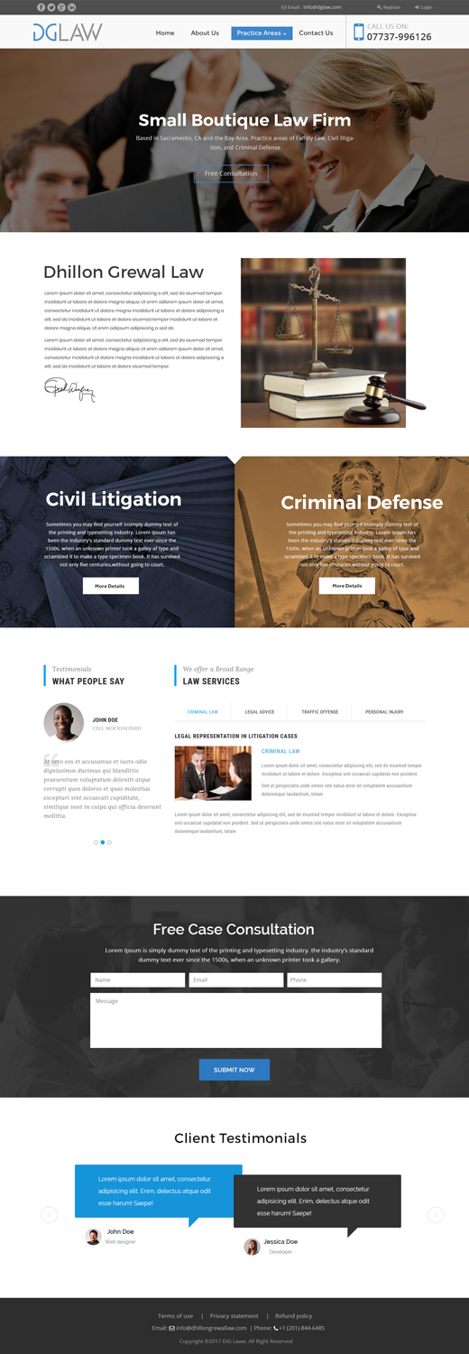 Web Design by Xclusive Designers for this project | Design #15887661