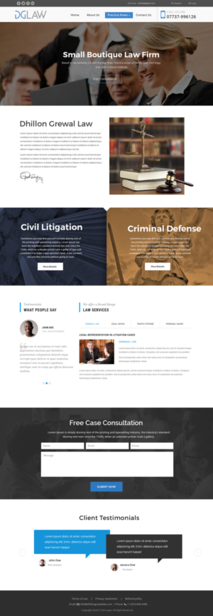 Web Design by Xclusive Designers for this project | Design #15887661