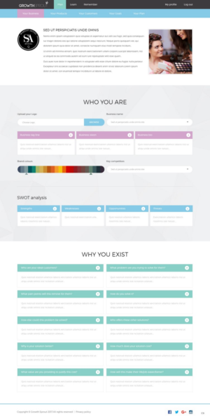 Web Design by pb for Kat Haigh | Design: #15837212