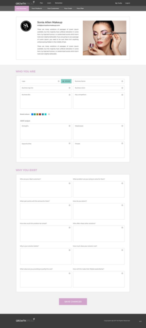 Web Design by pb for Kat Haigh | Design: #15837220