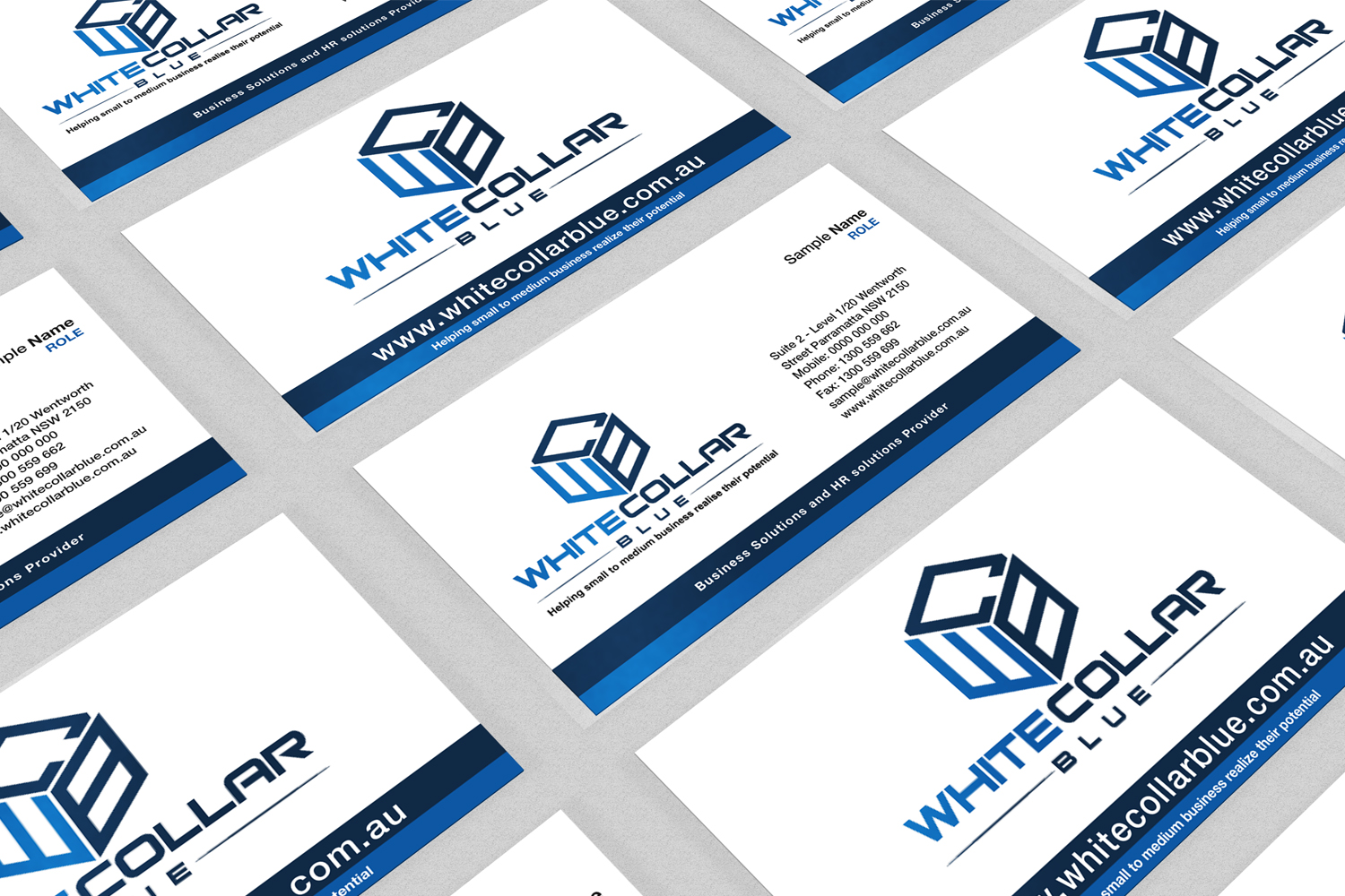 Design de Carte de Visite par erpin pour WhiteCollarBlue | Design #15929273