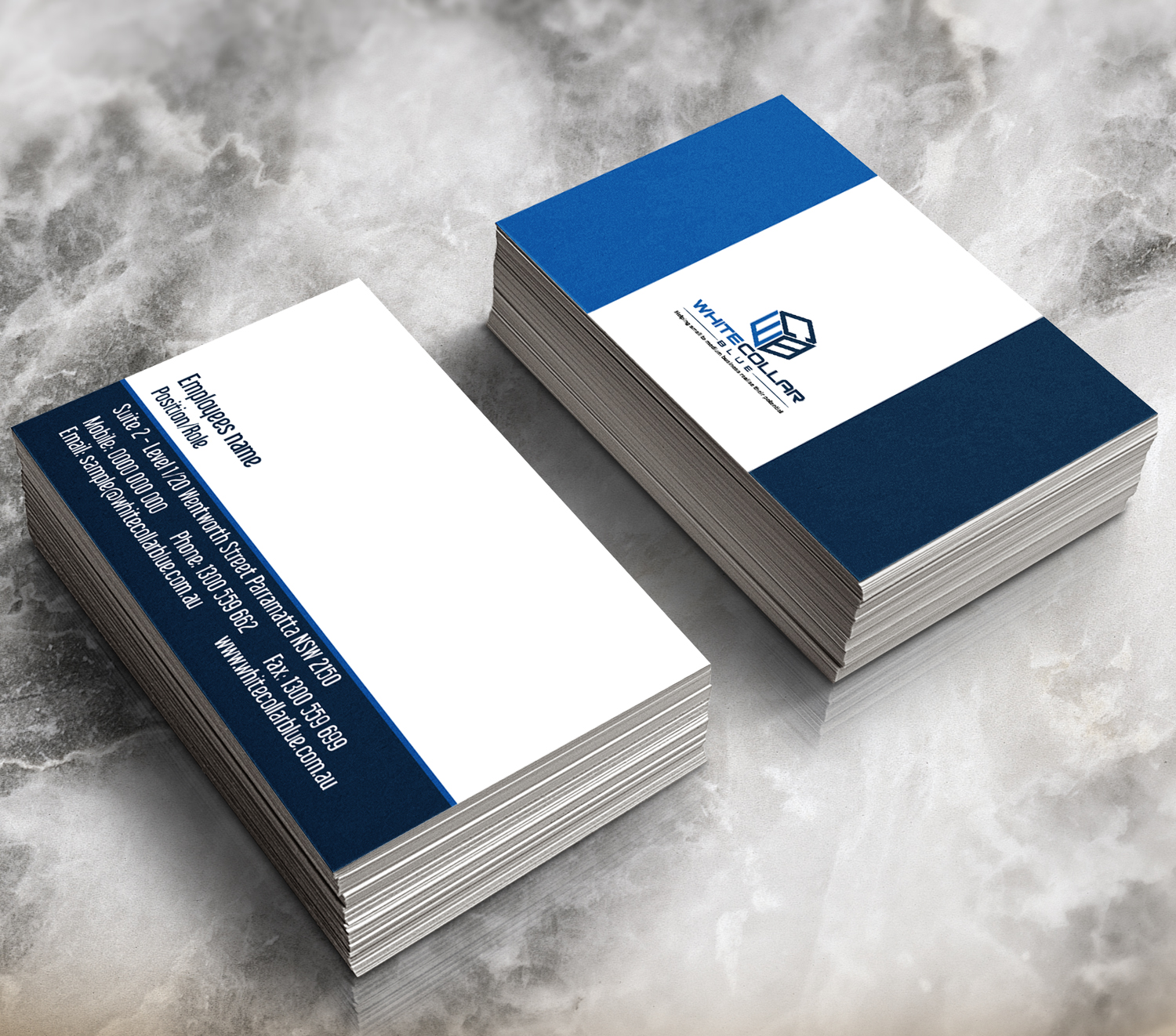 Business Card Design by Fitzi610 for WhiteCollarBlue | Design #15791521