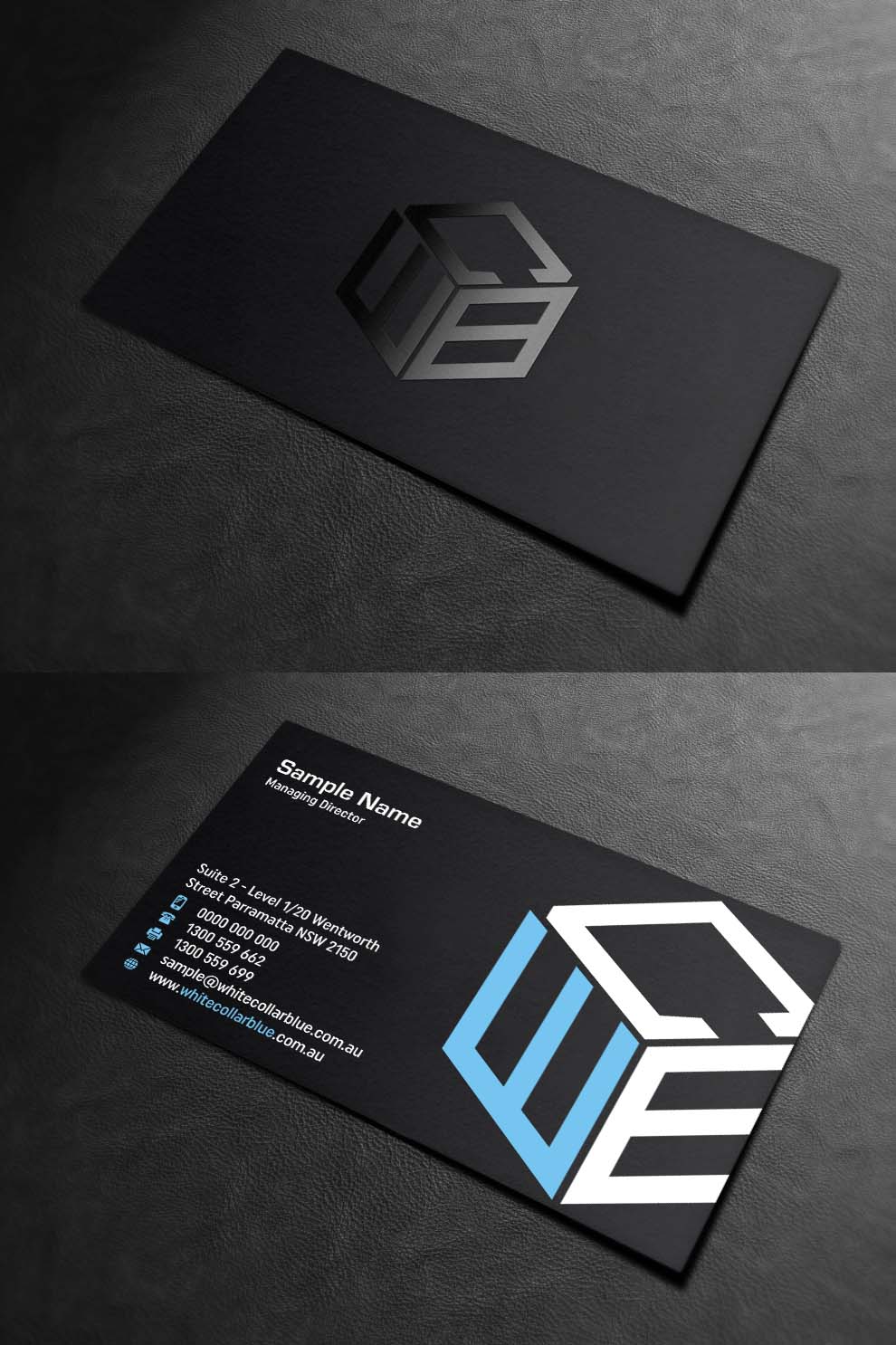 Visitenkarten-Design von INDIAN_Ashok für WhiteCollarBlue | Design #15796800