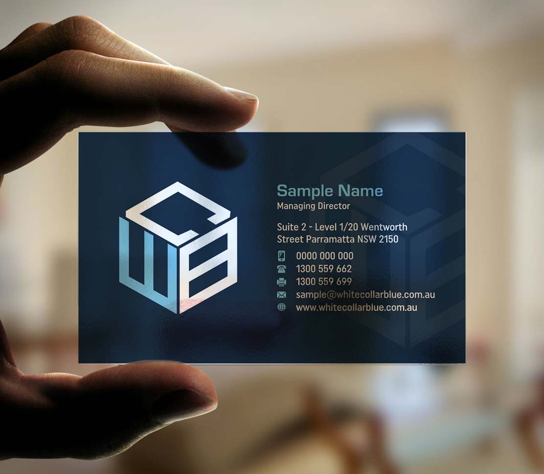 Business Card Design by INDIAN_Ashok for WhiteCollarBlue | Design #15796812