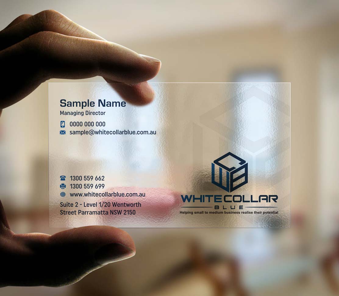 Business Card Design by INDIAN_Ashok for WhiteCollarBlue | Design #15796815