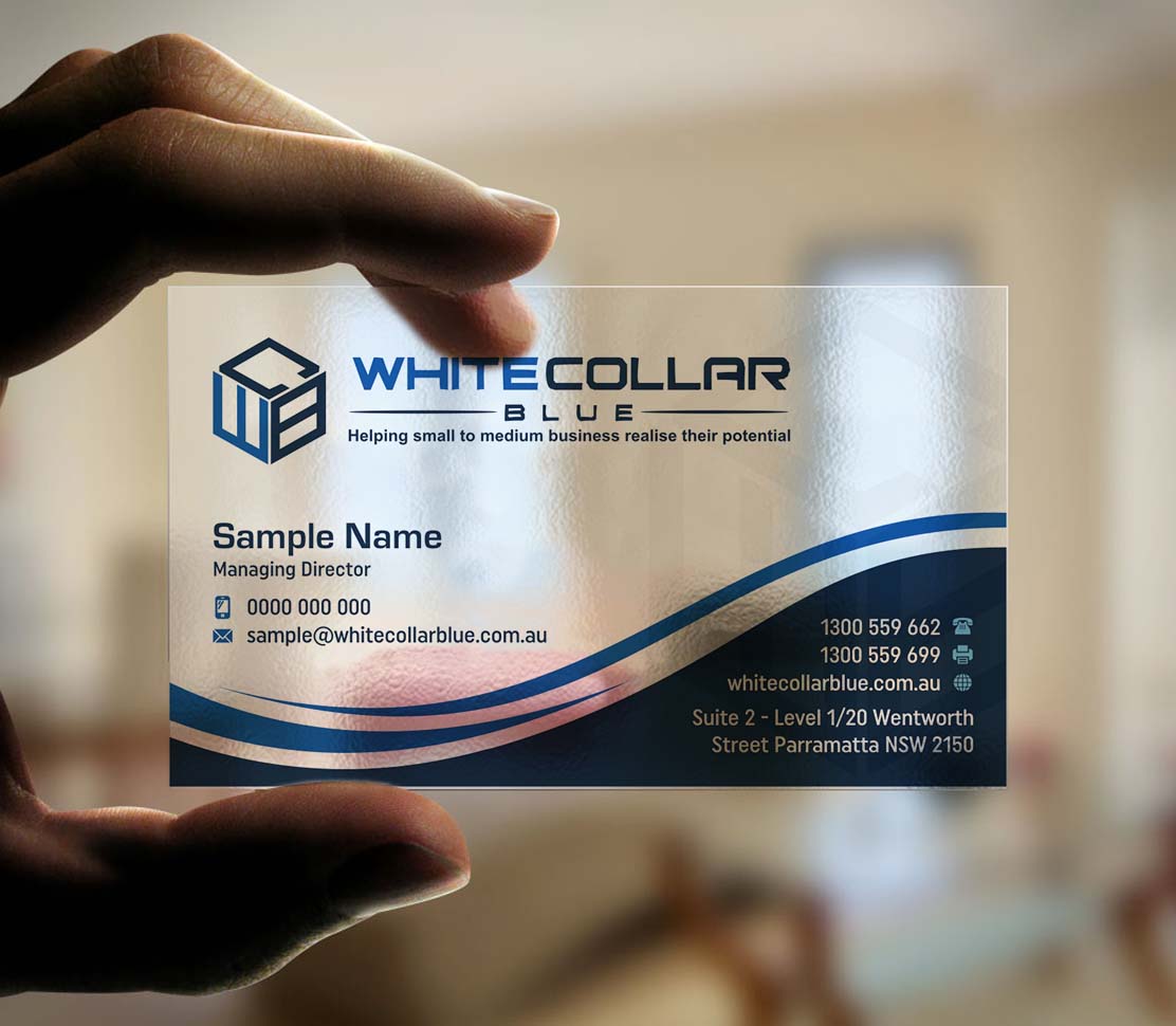 Business Card Design by INDIAN_Ashok for WhiteCollarBlue | Design #15796816