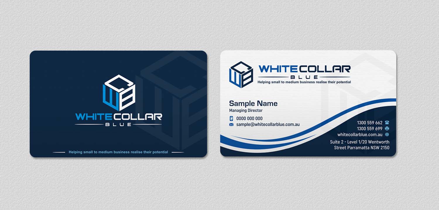 Diseño de Tarjeta de Presentación por INDIAN_Ashok para WhiteCollarBlue | Diseño #15796833