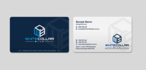 Business Card Design by INDIAN_Ashok for WhiteCollarBlue | Design: #15796834