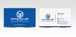 Business Card Design by Pointless Pixels India for WhiteCollarBlue | Design: #15793899