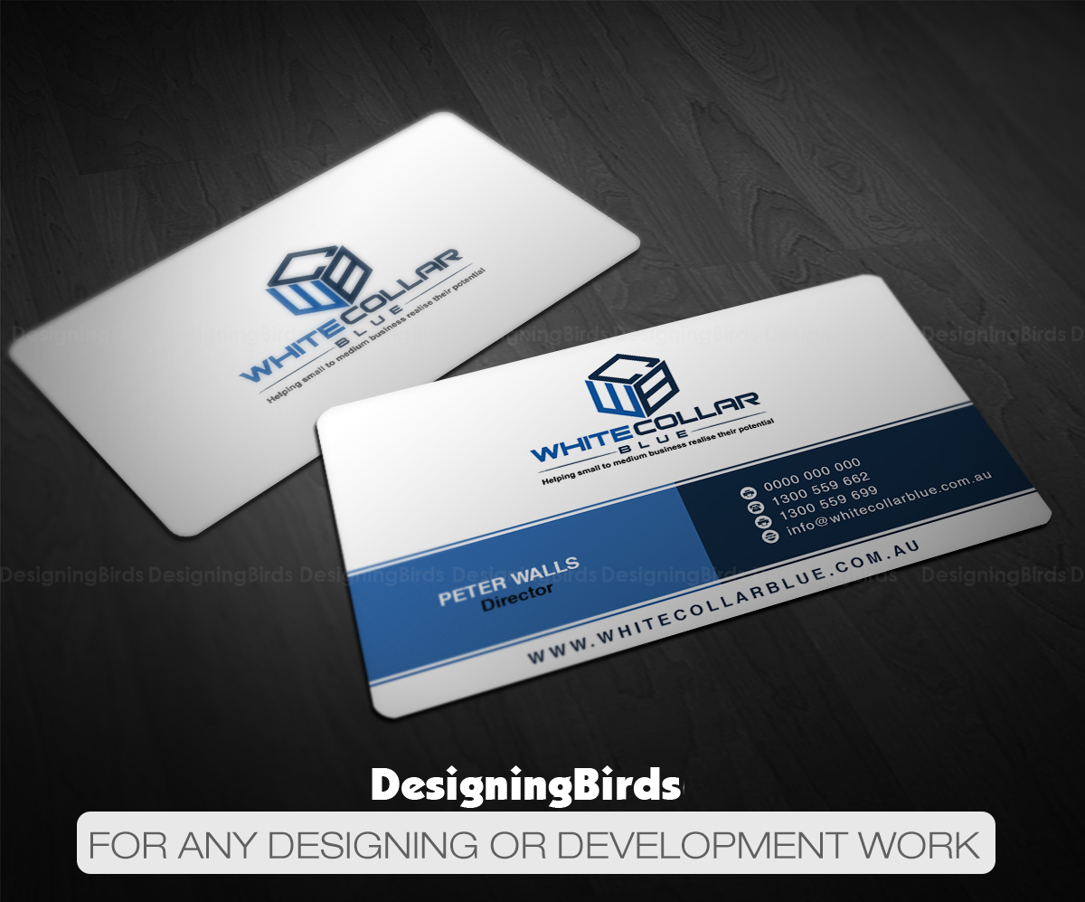 Diseño de Tarjeta de Presentación por Designing Birds para WhiteCollarBlue | Diseño #15817598