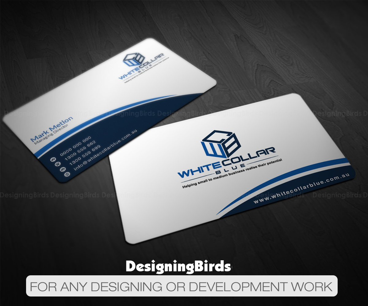 Diseño de Tarjeta de Presentación por Designing Birds para WhiteCollarBlue | Diseño #15817702