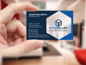 Diseño de Tarjeta de Presentación por Creations Box 2015 para WhiteCollarBlue | Diseño: #15796099