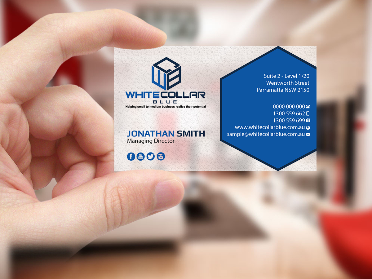 Business Card Design by Creations Box 2015 for WhiteCollarBlue | Design #15796100
