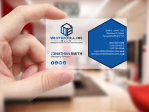 Diseño de Tarjeta de Presentación por Creations Box 2015 para WhiteCollarBlue | Diseño: #15796100