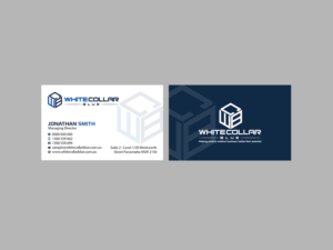 Diseño de Tarjeta de Presentación por Creations Box 2015 para WhiteCollarBlue | Diseño: #15796119
