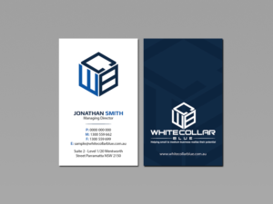 Business Card Design by Creations Box 2015 for WhiteCollarBlue | Design: #15800503