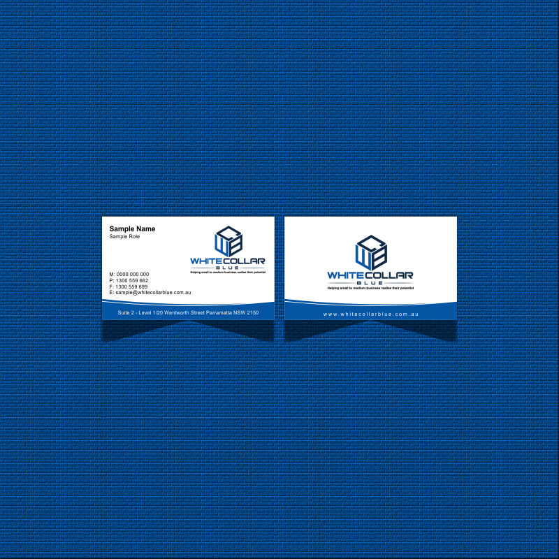 Business Card Design by g234t_d4y for WhiteCollarBlue | Design #15792108