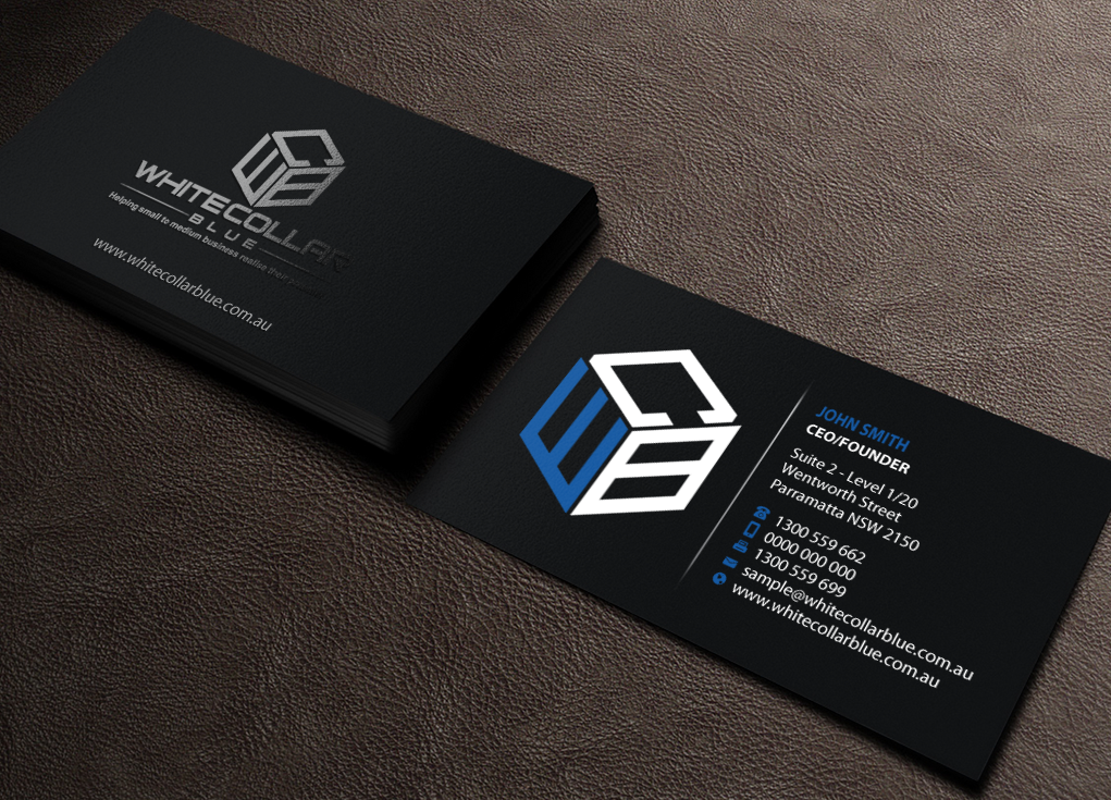 Visitenkarten-Design von Brand aid für WhiteCollarBlue | Design #15797644