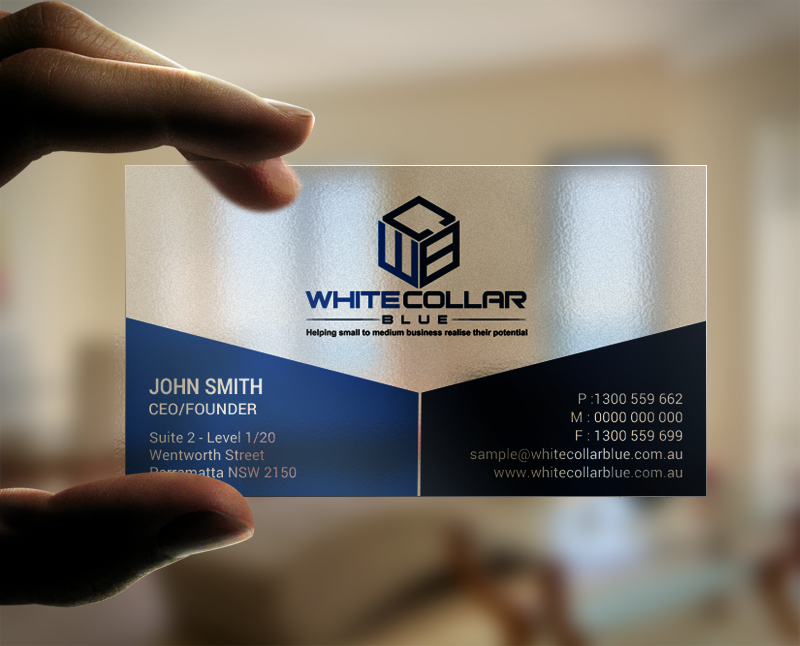 Visitenkarten-Design von chandrayaan.creative für WhiteCollarBlue | Design #15797551