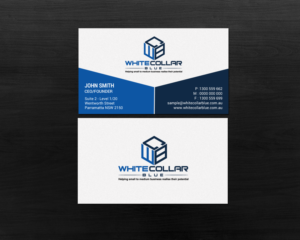 Business Card Design by chandrayaan.creative for WhiteCollarBlue | Design: #15797552
