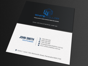 Business Card Design by chandrayaan.creative for WhiteCollarBlue | Design: #15797574