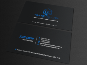 Business Card Design by chandrayaan.creative for WhiteCollarBlue | Design: #15797578