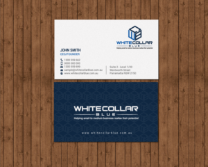 Diseño de Tarjeta de Presentación por chandrayaan.creative para WhiteCollarBlue | Diseño: #15812522