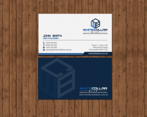 Diseño de Tarjeta de Presentación por chandrayaan.creative para WhiteCollarBlue | Diseño: #15812555