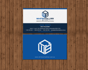 Diseño de Tarjeta de Presentación por chandrayaan.creative para WhiteCollarBlue | Diseño: #15812556