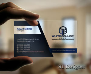 Business Card Design by SL Designer for WhiteCollarBlue | Design: #15796312