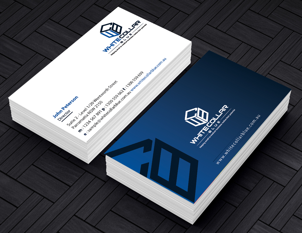 Business Card Design by alpesh9520 for WhiteCollarBlue | Design #15799448