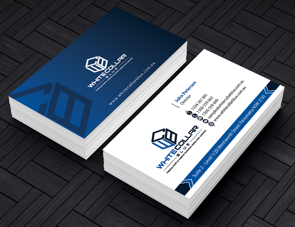Business Card Design by alpesh9520 for WhiteCollarBlue | Design #15799449