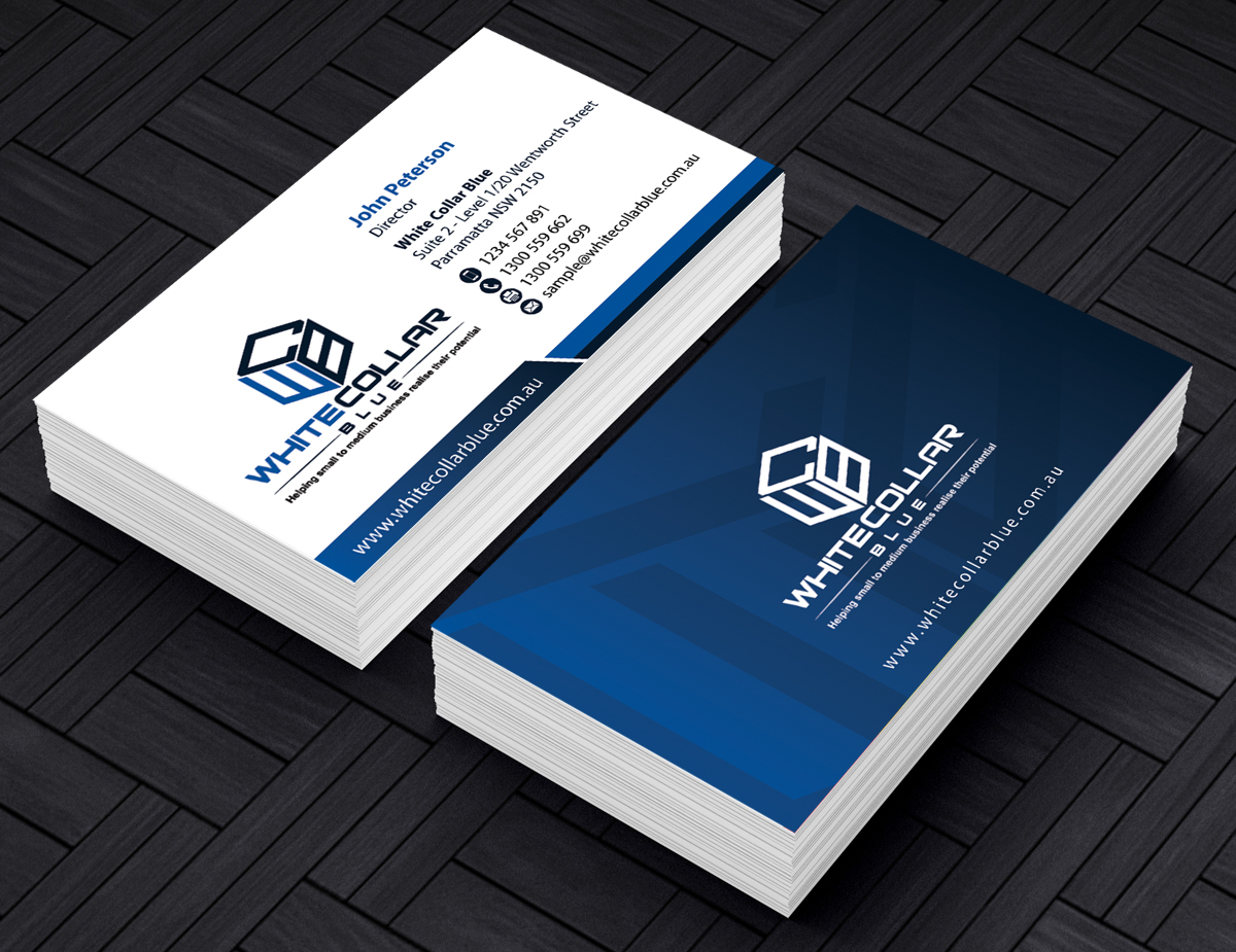 Business Card Design by alpesh9520 for WhiteCollarBlue | Design #15799690
