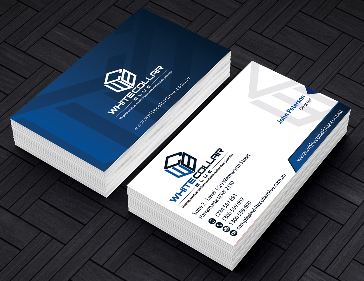 Business Card Design by alpesh9520 for WhiteCollarBlue | Design #15813360