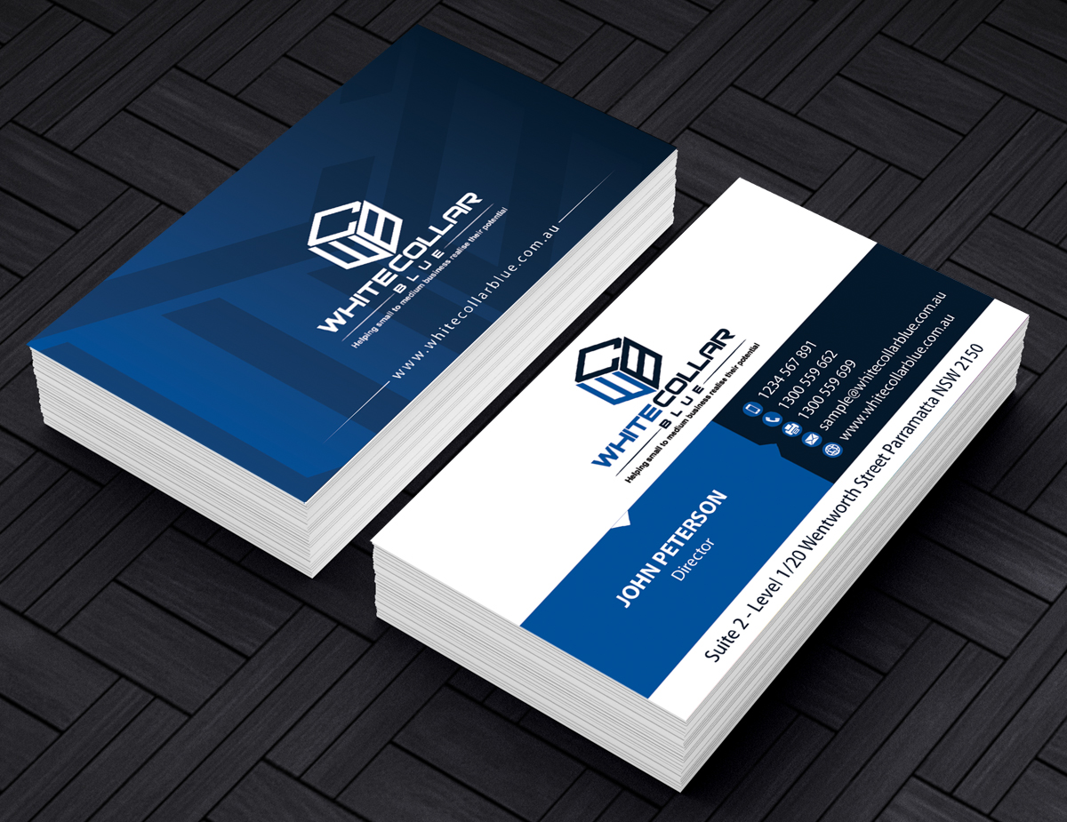 Business Card Design by alpesh9520 for WhiteCollarBlue | Design #15813361