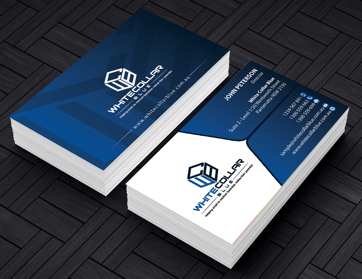 Business Card Design by alpesh9520 for WhiteCollarBlue | Design #15813364
