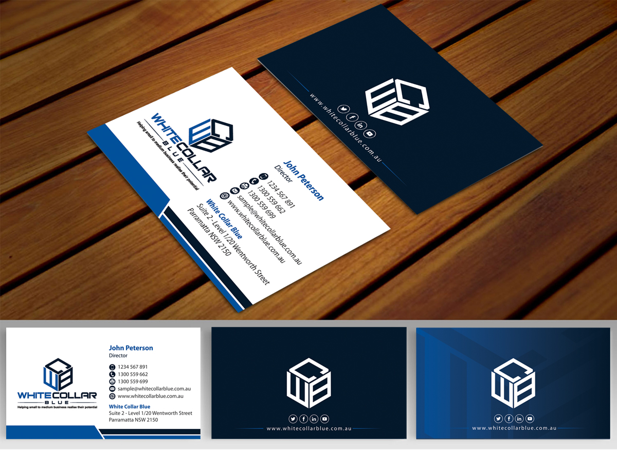 Business Card Design by alpesh9520 for WhiteCollarBlue | Design #15818095