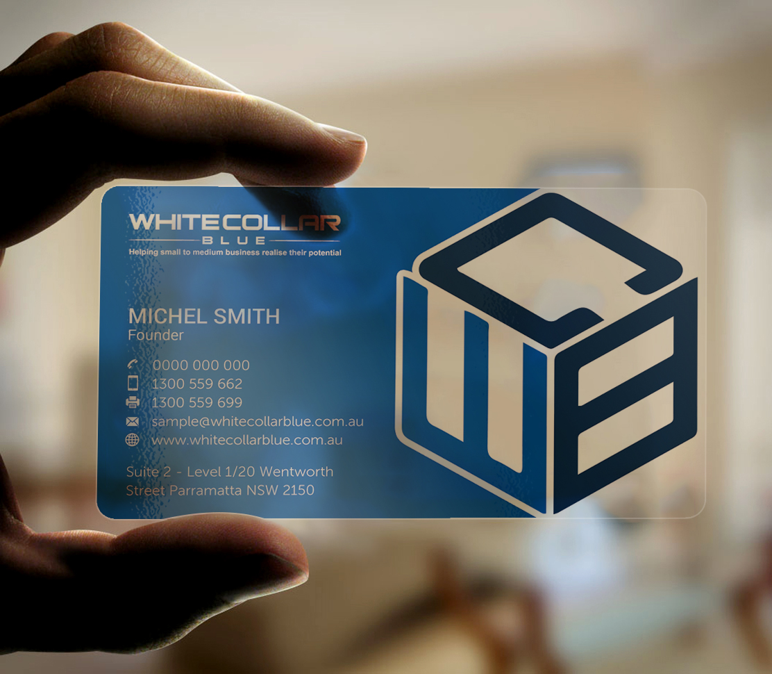 Business Card Design by Graphic Flame for WhiteCollarBlue | Design #15797117