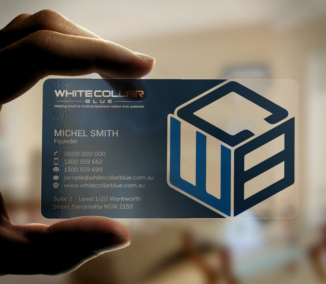 Business Card Design by Graphic Flame for WhiteCollarBlue | Design #15797118