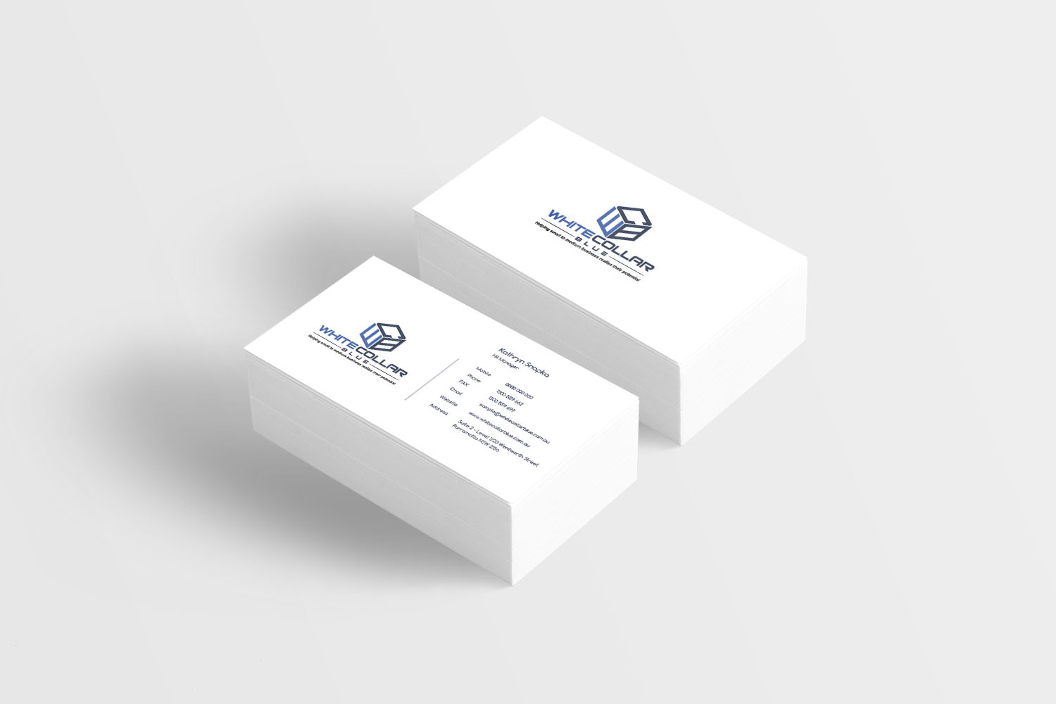 Diseño de Tarjeta de Presentación por Mohammad Jahran Chowdhury para WhiteCollarBlue | Diseño #15891659