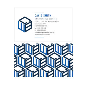 Diseño de Tarjeta de Presentación por JessicaPaineDesign para WhiteCollarBlue | Diseño: #15945329