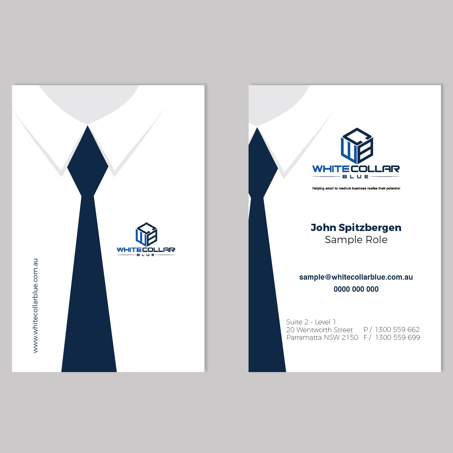 Visitenkarten-Design von Studio Mnóstwo für WhiteCollarBlue | Design #15942580