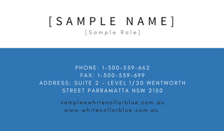 Business Card Design by amberlynn for WhiteCollarBlue | Design #15799395