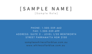 Diseño de Tarjeta de Presentación por amberlynn para WhiteCollarBlue | Diseño: #15799395