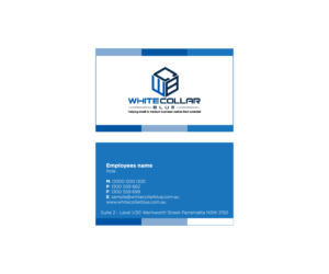 Business Card Design by Boon for WhiteCollarBlue | Design #15791376