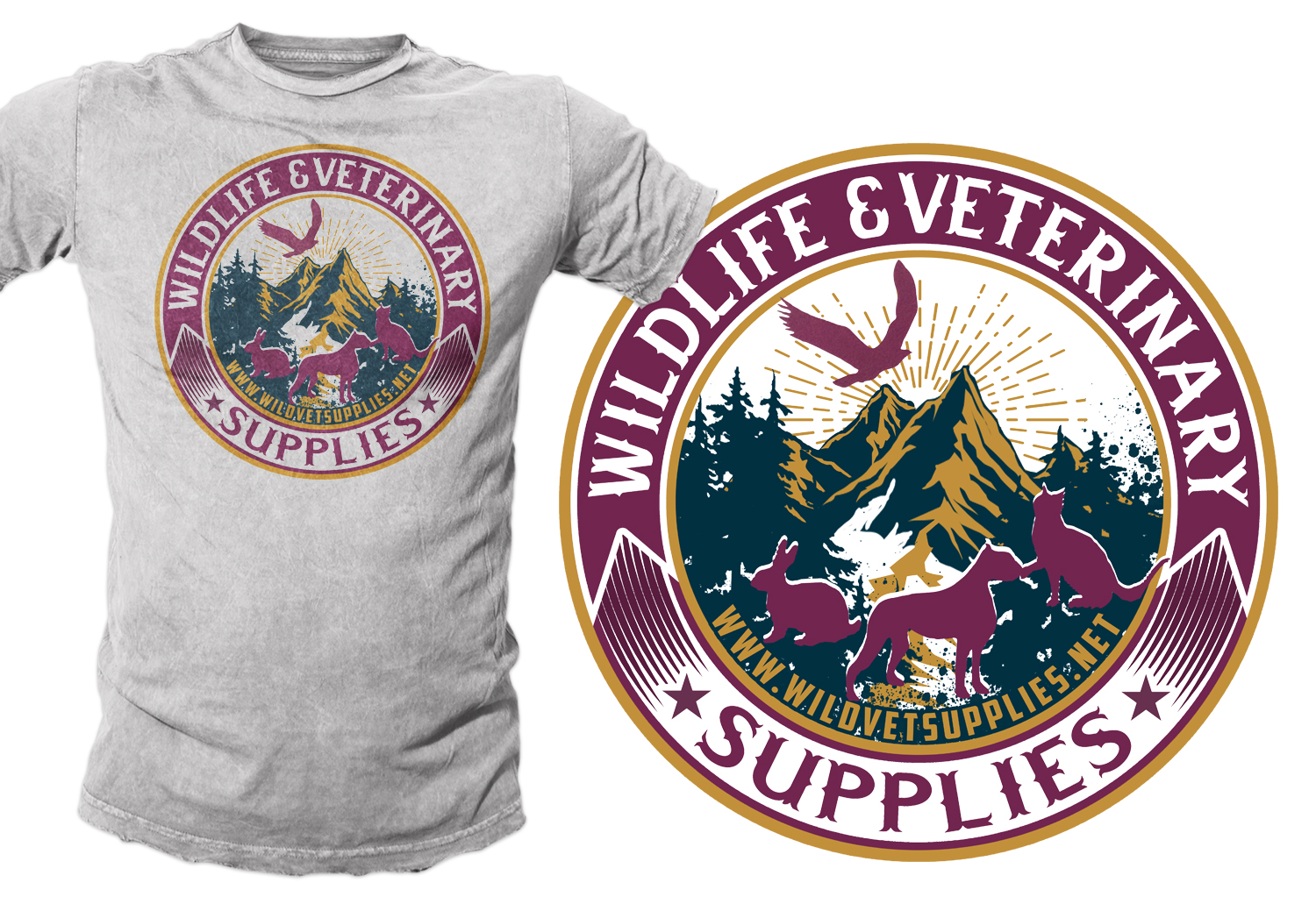 Diseño de Camiseta por DCLA para Wildlife & Veterinary Supplies | Diseño #15836629